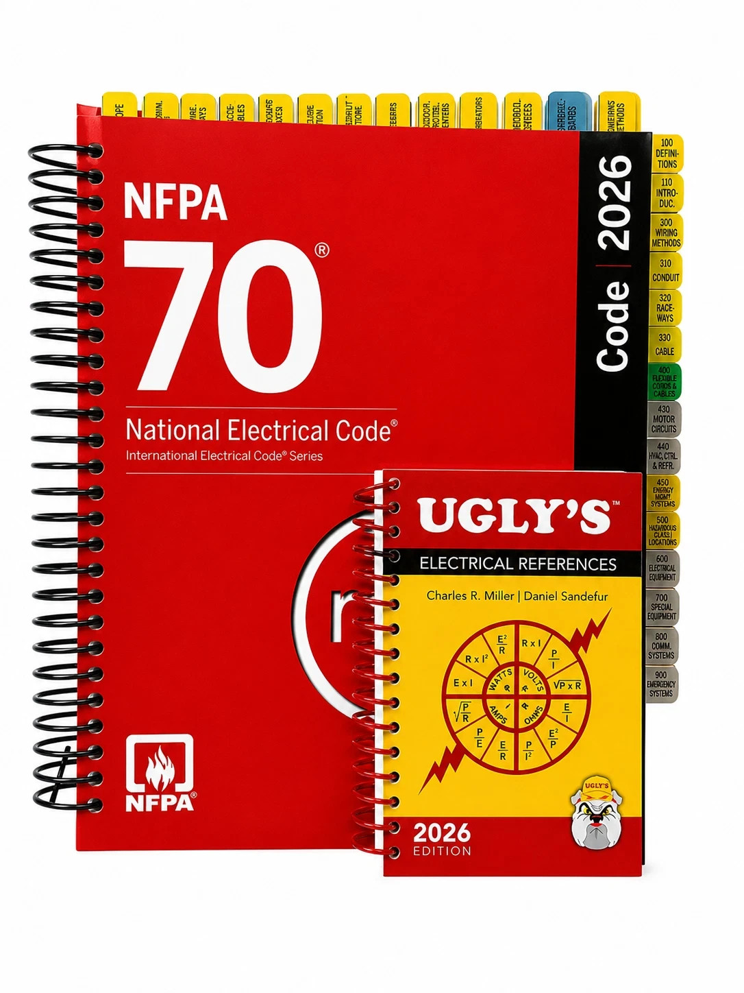 National Electrical Code 2026 Spiral bound NFPA 70 Pre Tabbed & Ugly’s Reference