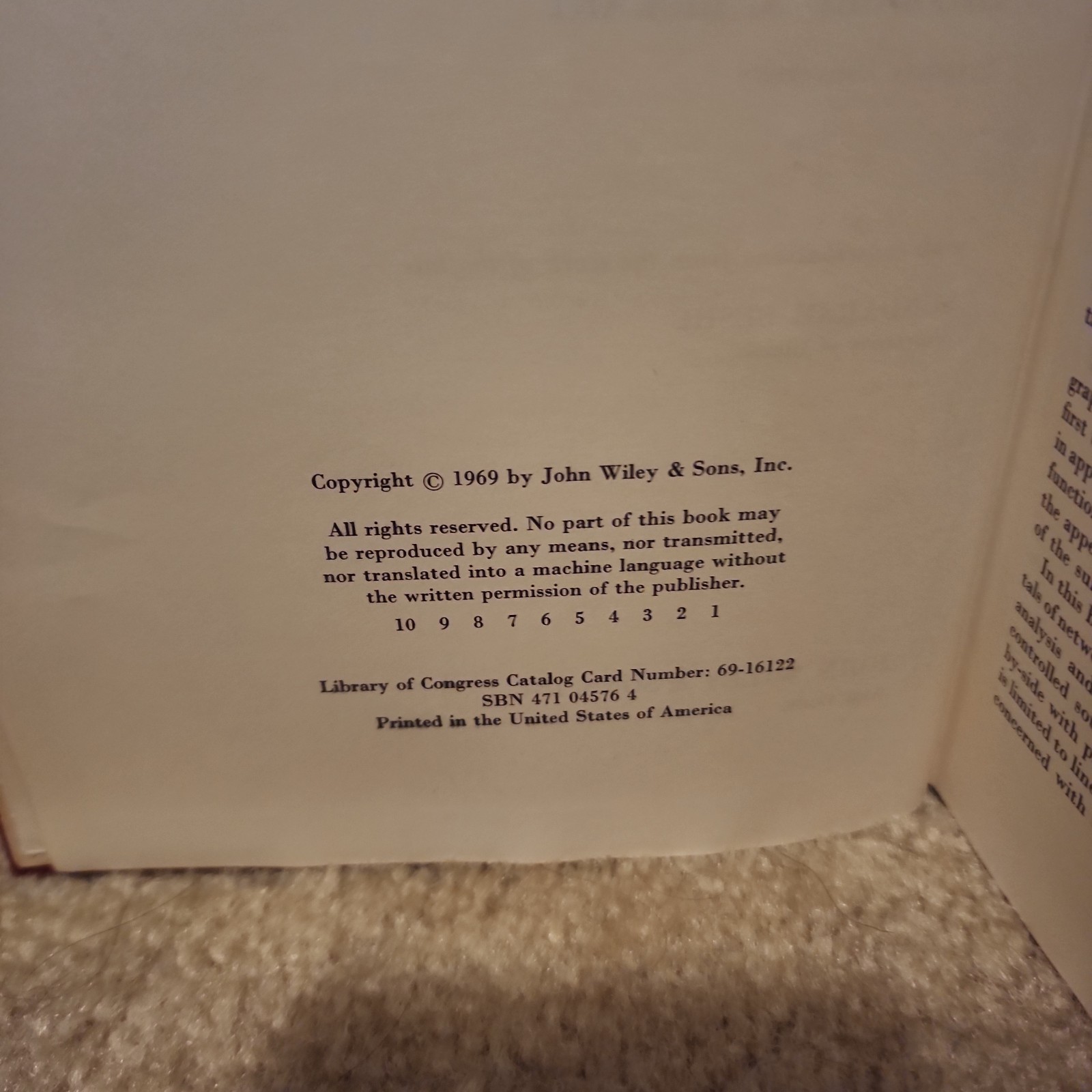 ELECTRICAL NETWORK THEORY By Norman Balabanian & Theodore A. Bickart – HC Ex-Lib