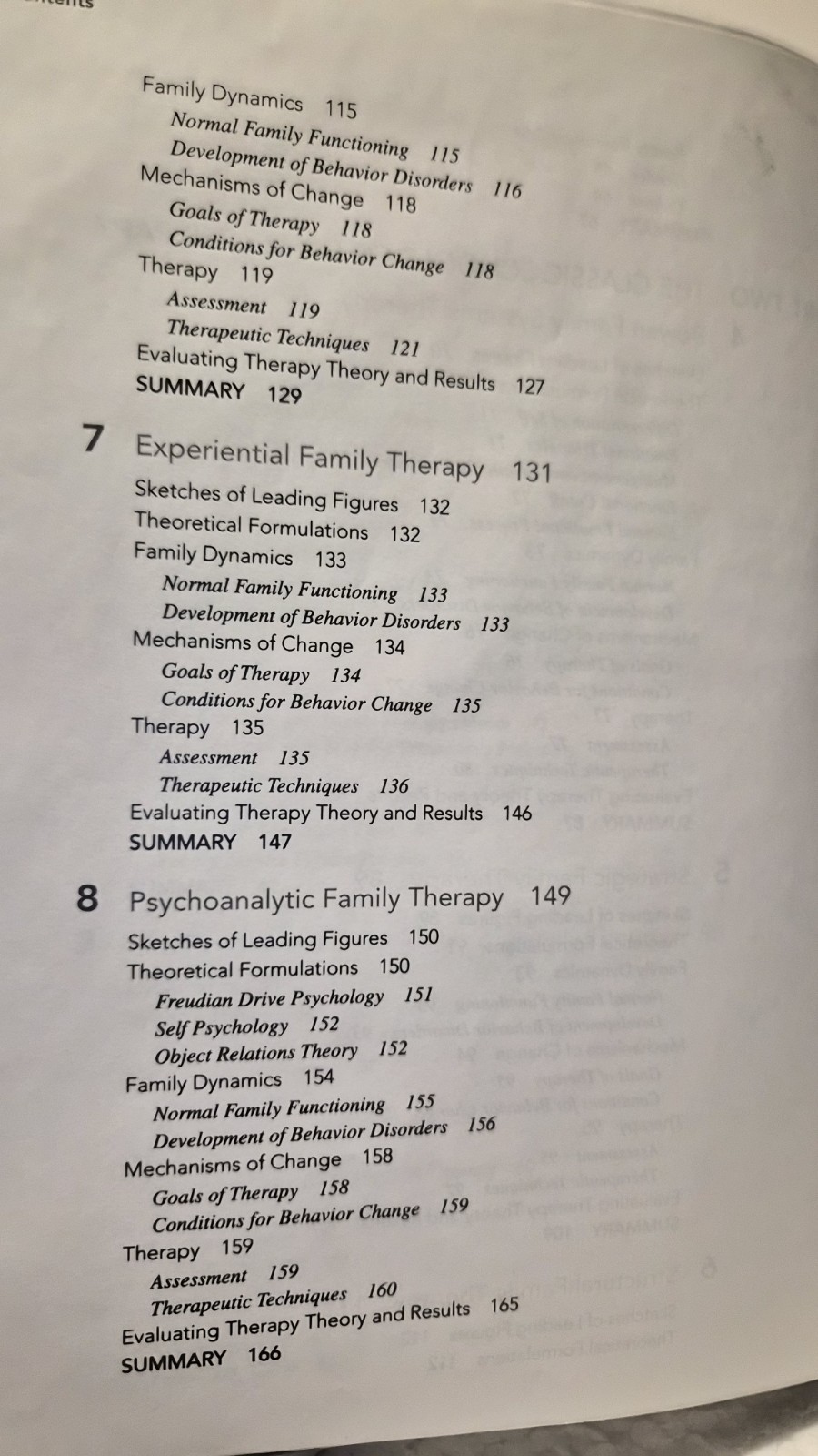 Family Therapy Concepts and Methods: Davis & Nichols (see photos:)