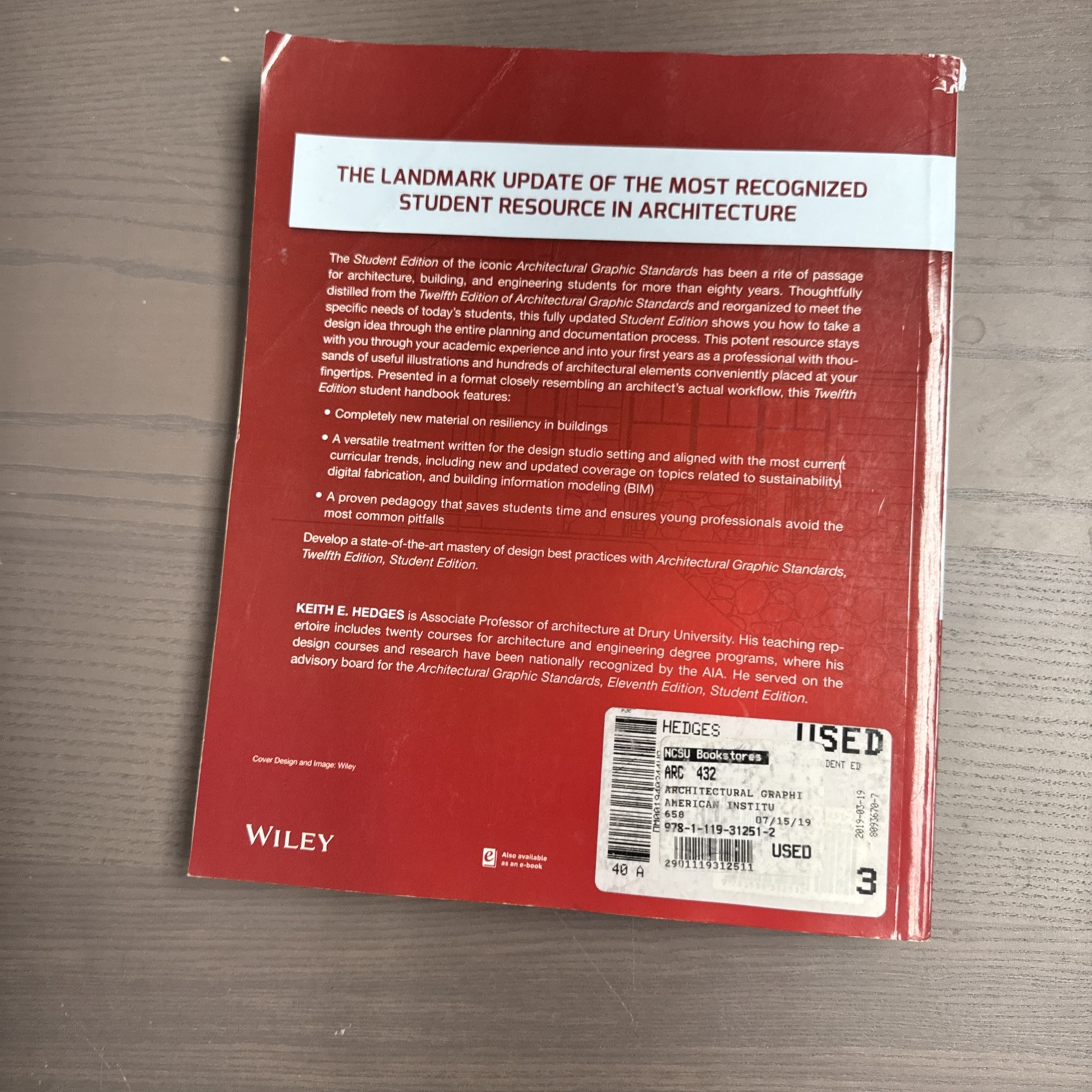 Architectural Graphic Standards by American Institute of Architects: Used