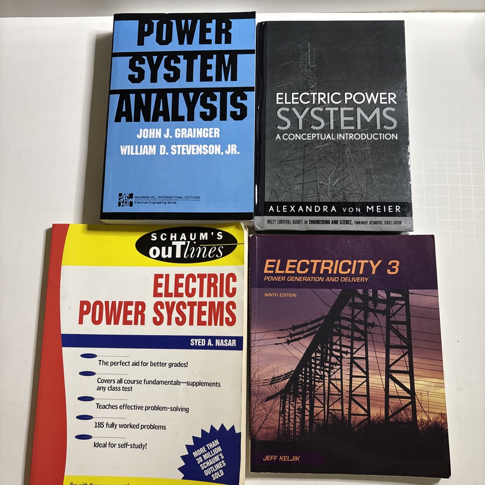 4 Books – Electric Power Systems/Generation