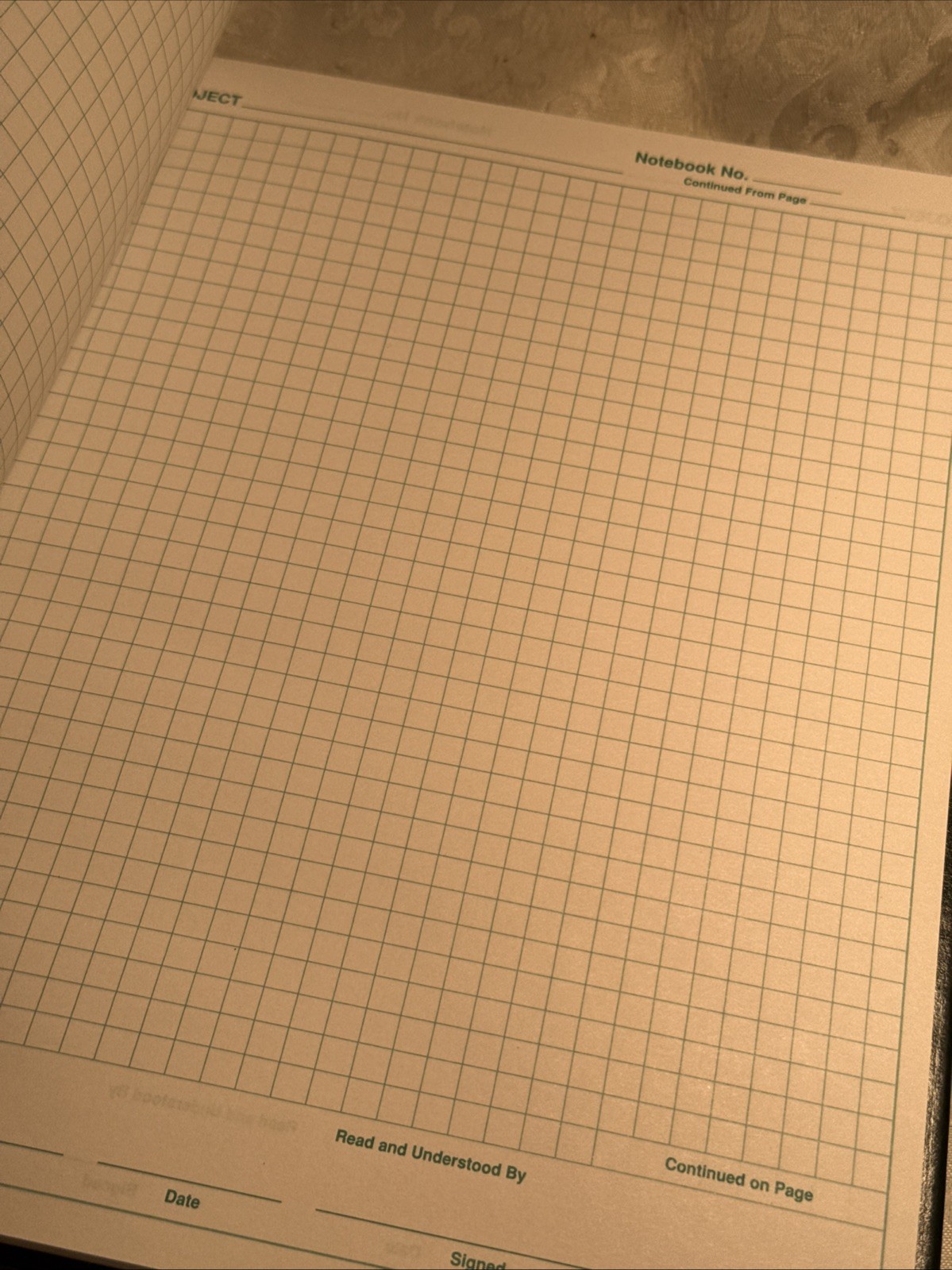 Nagle Laboratory Notebook 6301-1000 100 Pages 8.5 x 11.25 Inch Lab Green NEW