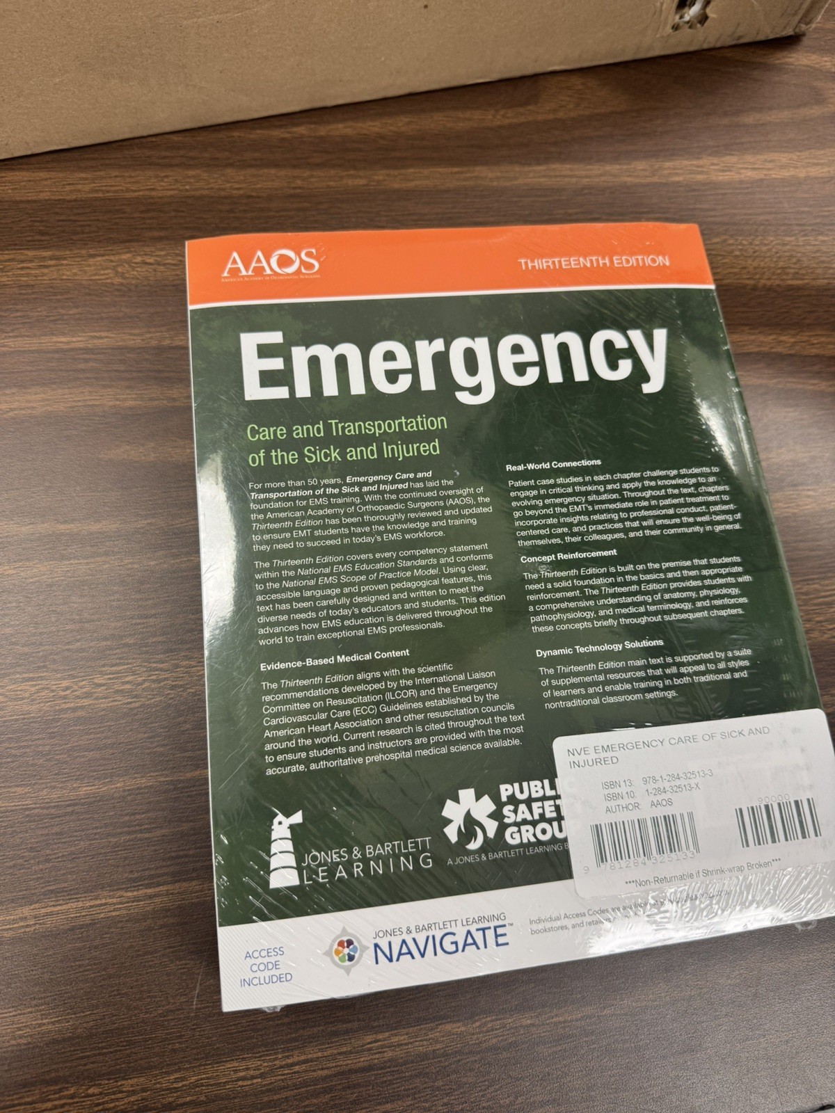 Emergency Care and Transportation of the Sick and Injured with Navigate: New
