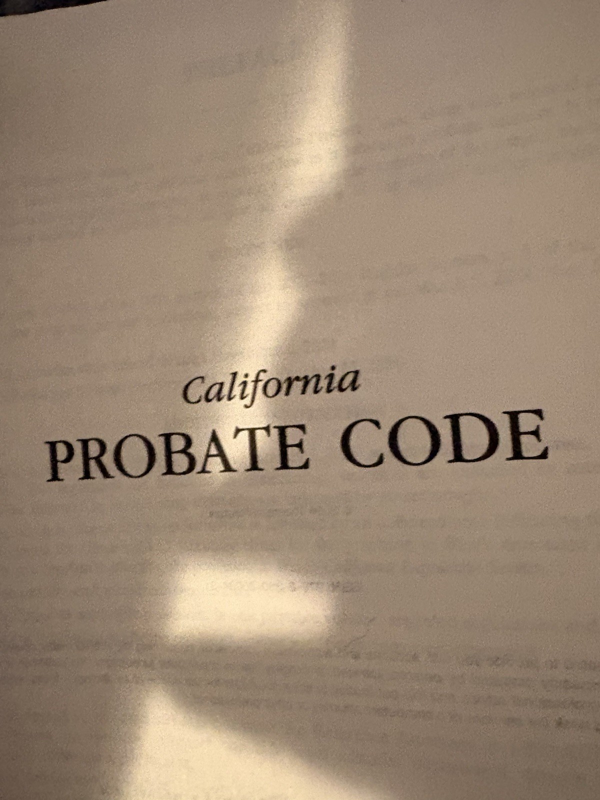 California Probate Code 2025