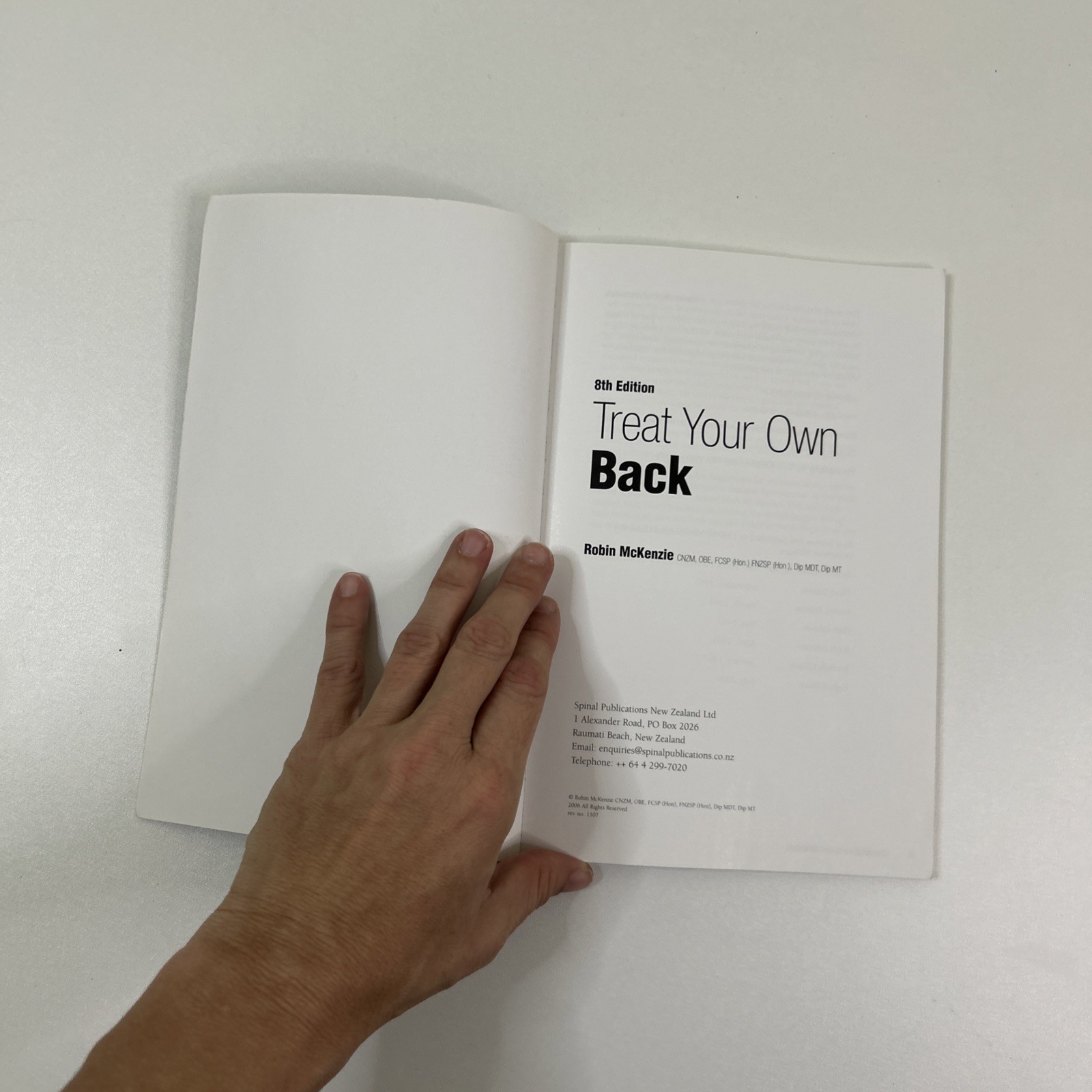Treat Your Own Back – Paperback By Robin A. McKenzie – GOOD