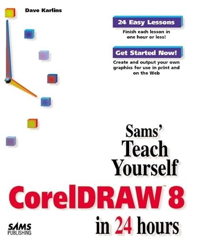 Teach Yourself CorelDRAW 8 in 24 Hours – paperback Karlins, David|Mikulecky,…