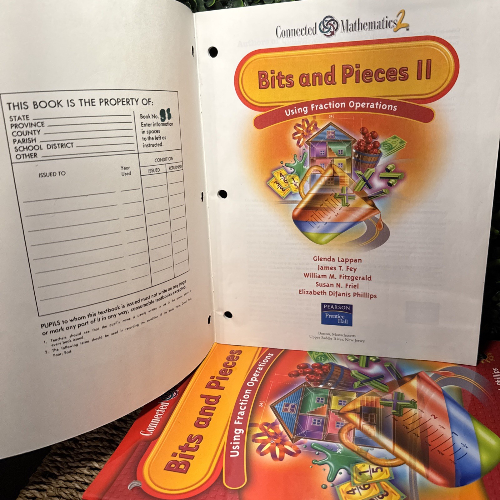 CONNECTED MATHEMATICS BITS AND PIECES II STUDENT EDITION SOFTCOVE – LNEW!