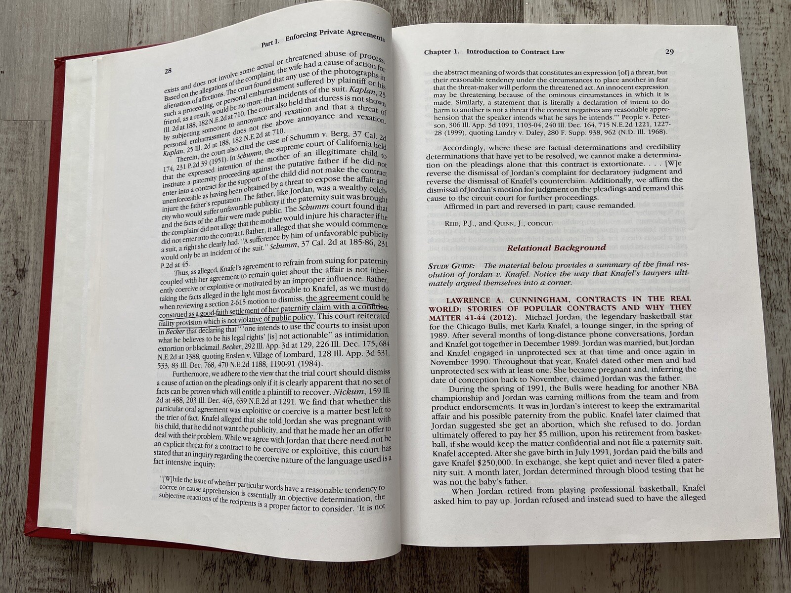 Aspen Casebook: Contracts Cases and Doctrine by Barnett Oman – Sixth Edition