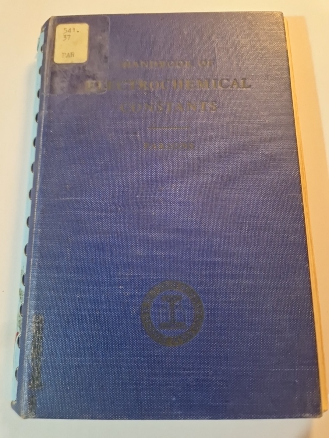 Handbook Of Electrochemical Constraints Book – Roger Parsons 1959 – 1