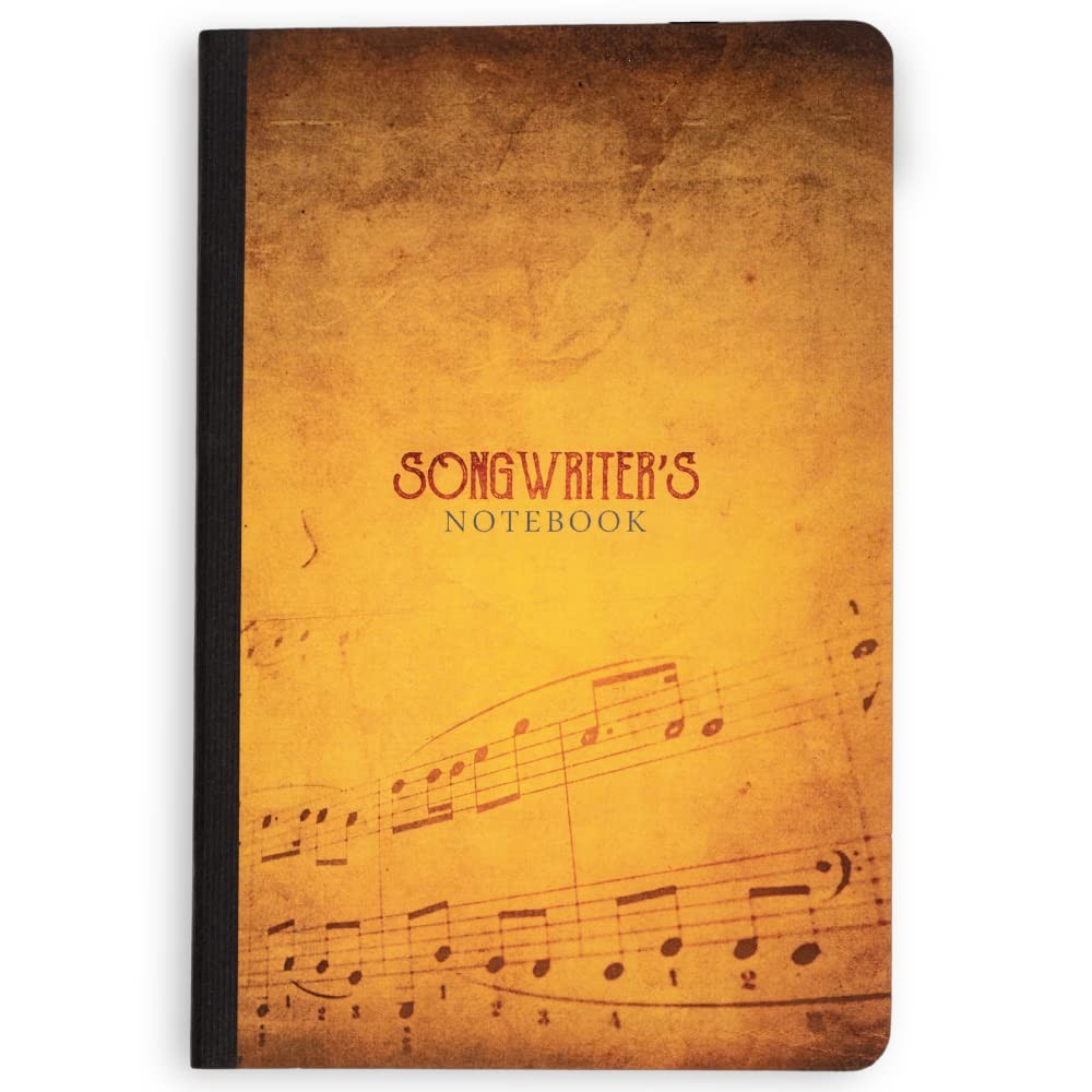 IVIDEOSONGS Songwriting’s Notebook 5×8 in Ivory Matte-Finished Music Notebo…