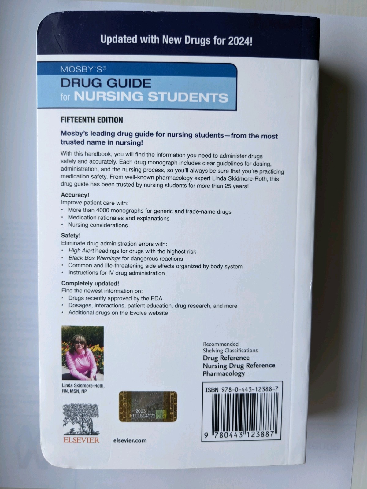 Mosby’s Drug Guide for Nursing Students with Update by Linda Skidmore-Roth…