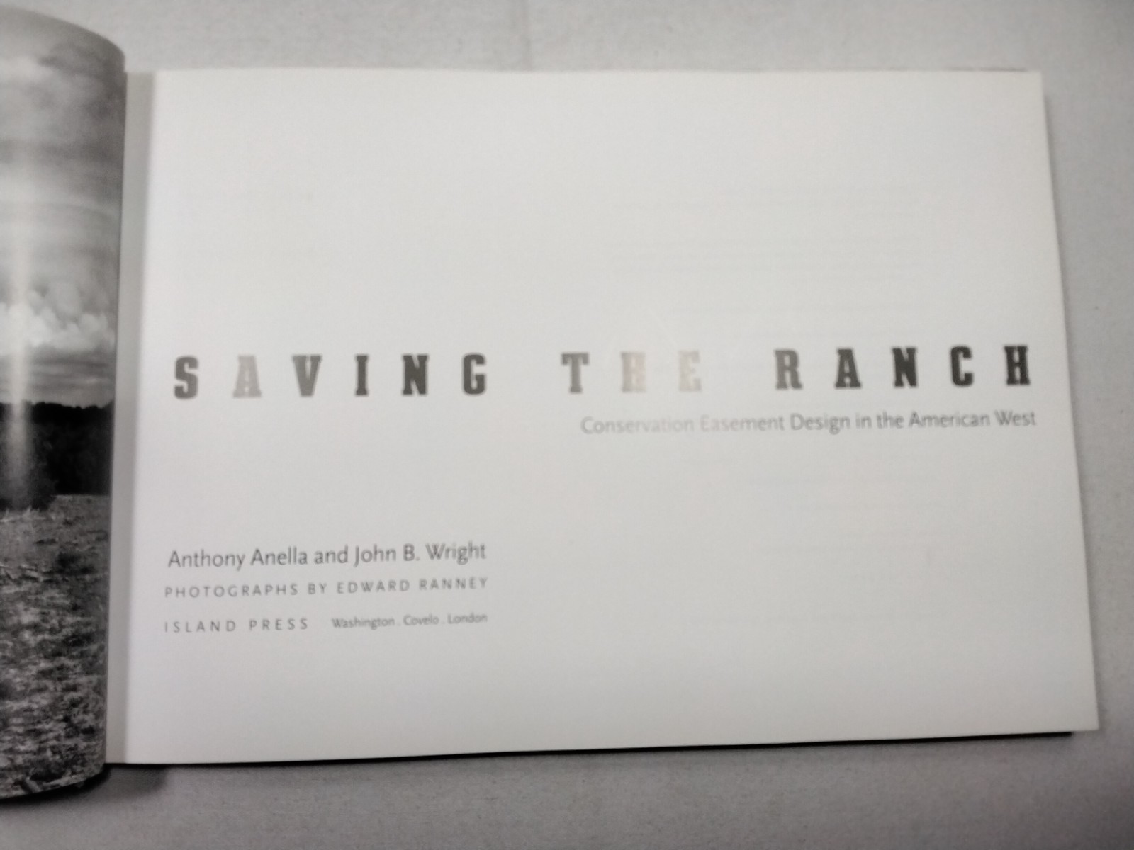 Saving The Ranch Conservation Easement Design American West Anthony Anella Sign