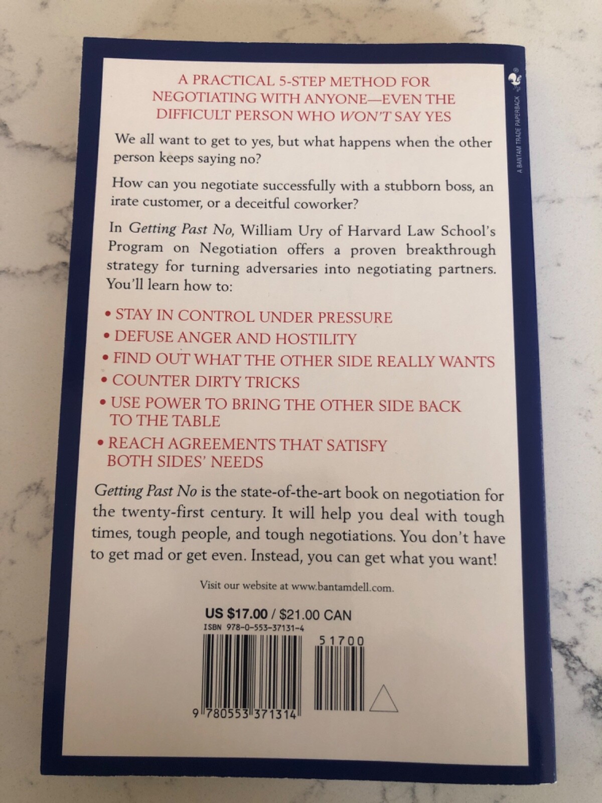 Getting Past No: Negotiating in Difficult Situations – Paperback – VERY GOOD