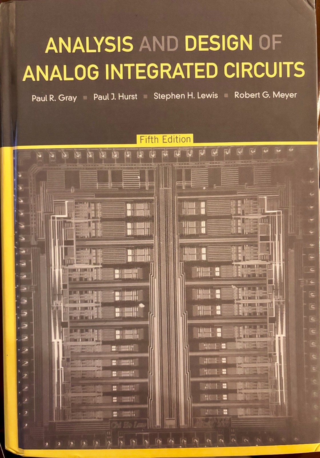 Analysis and Design of Analog Integrated Circuits (Fifth Edition)