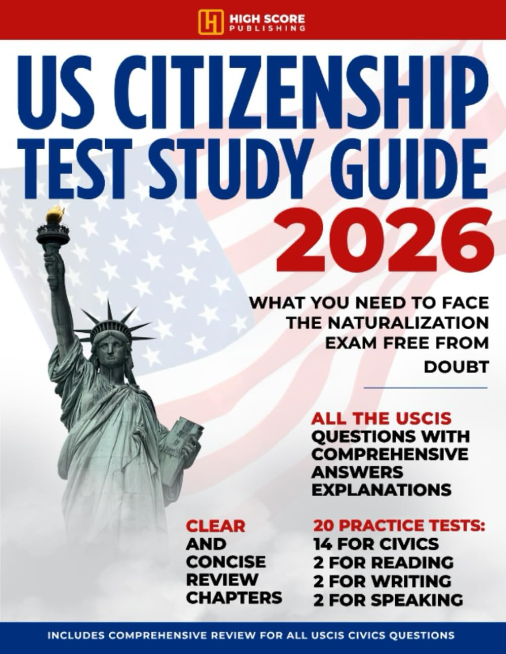 US Citizenship Test Study Guide: What You Need to Face the Naturalization Exam F