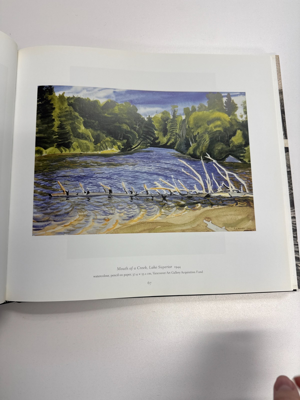 E.J. Hughes Art Book Hardcover British Columbia Canadian Art Illustrated
