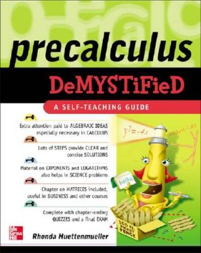 Pre-Calculus Demystified – Paperback By Huettenmueller, Rhonda – GOOD