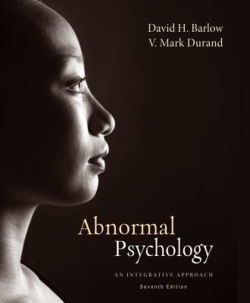 Abnormal Psychology : An Integrative Approach David, Durand, V. B