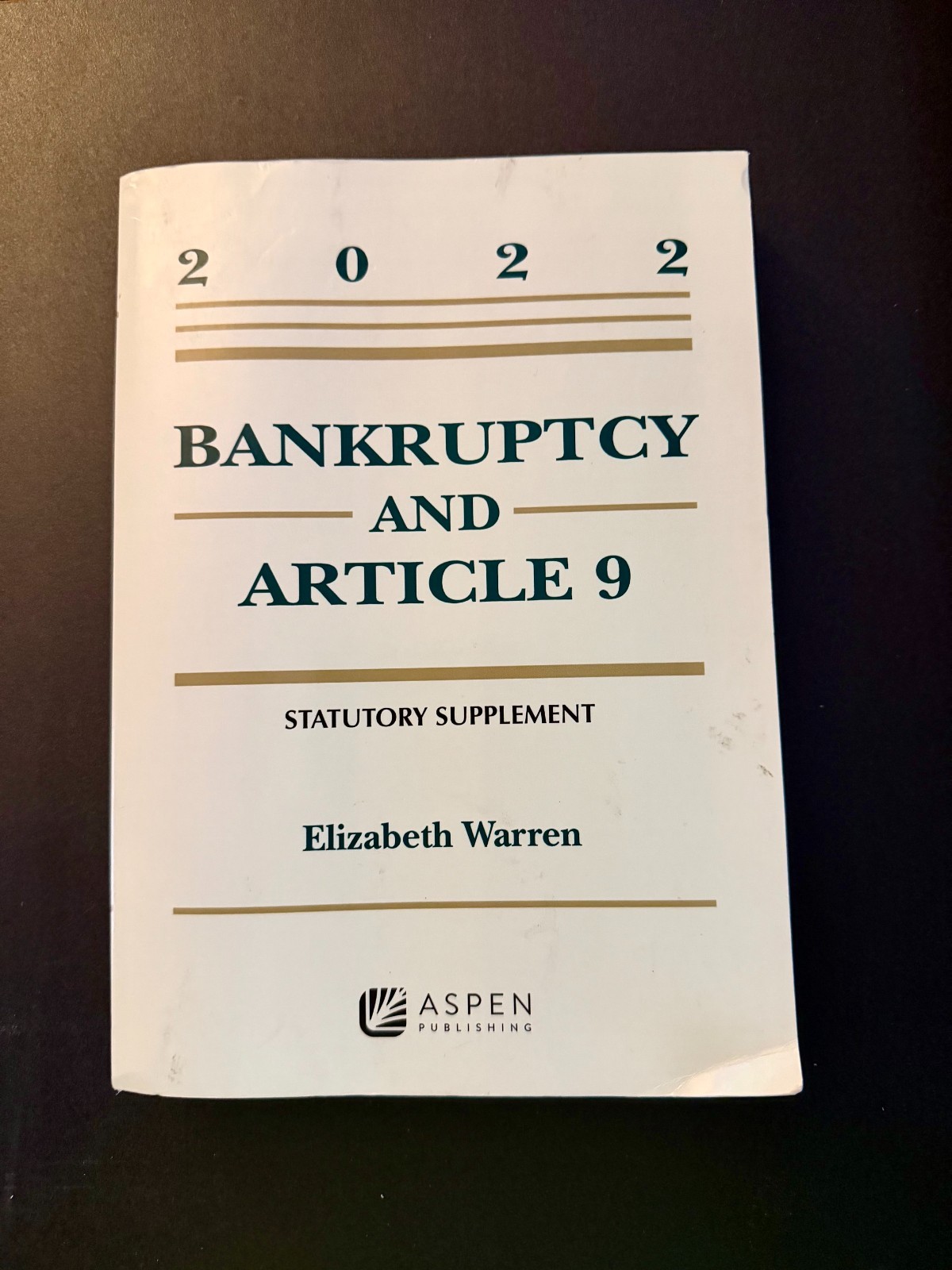 Bankruptcy and Article 9 : 2022 Statutory Supplement GOOD COND., FREE SHIPPING!