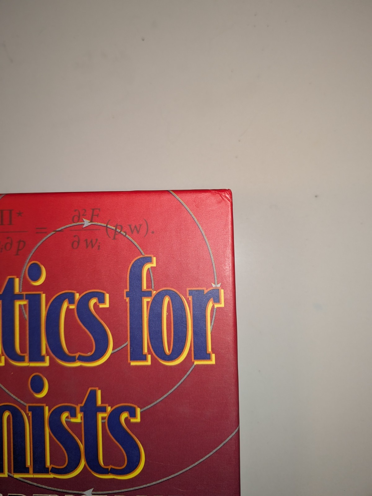 Mathematics for Economists – Carl P. Simon & Lawrence Blume – 1994 – Hardcover