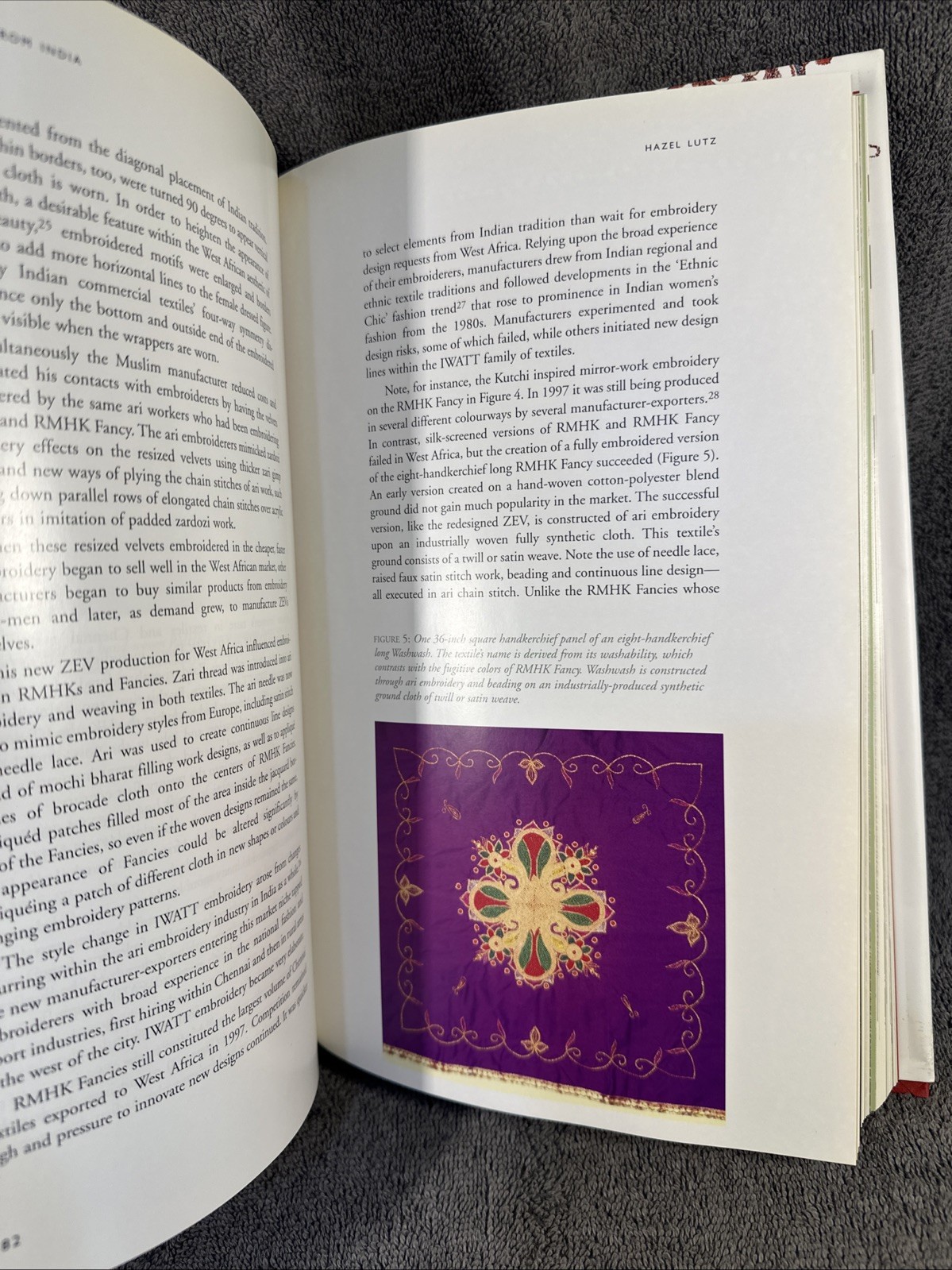 Textiles from India: The Global Trade by Rosemary Crill HC DJ VERY GOOD