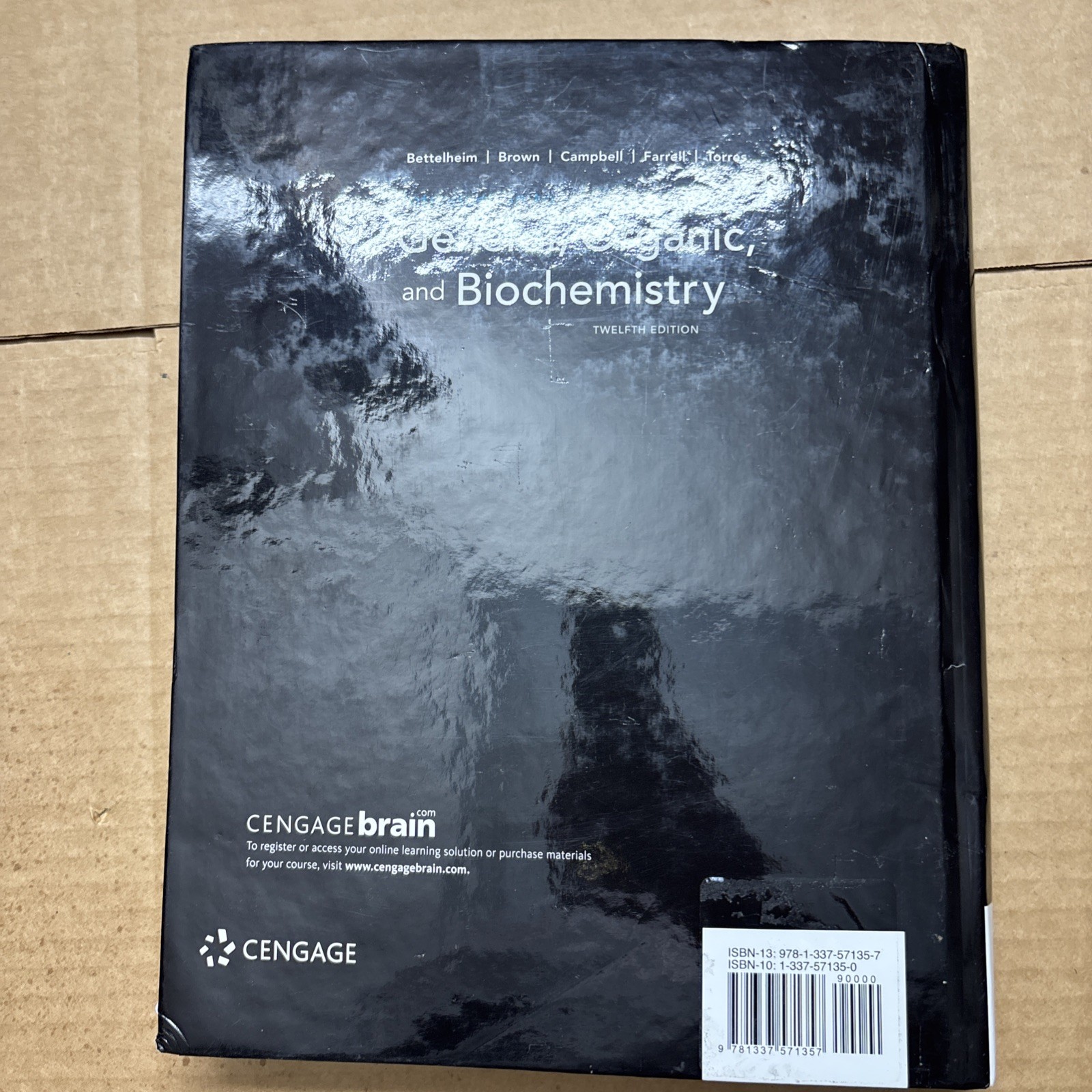Introduction to General, Organic, and Biochemistry by William Brown, Mary…