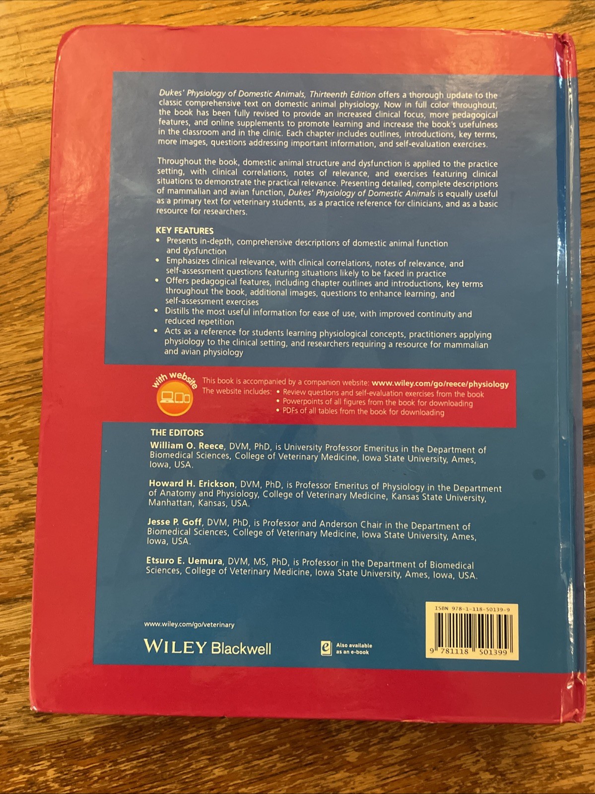 Dukes’ Physiology of Domestic Animals by William O. Reece (2015, Hardcover)