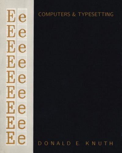 Computers & Typesetting, Volume E: Computer Modern Typefaces, Knuth, Donald, 978