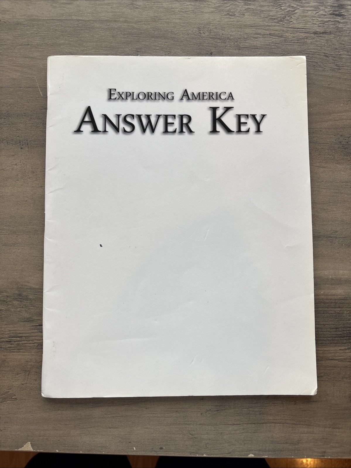 Exploring America Part 1 & 2, American Voices, Quiz And Exam Book, Answer Key