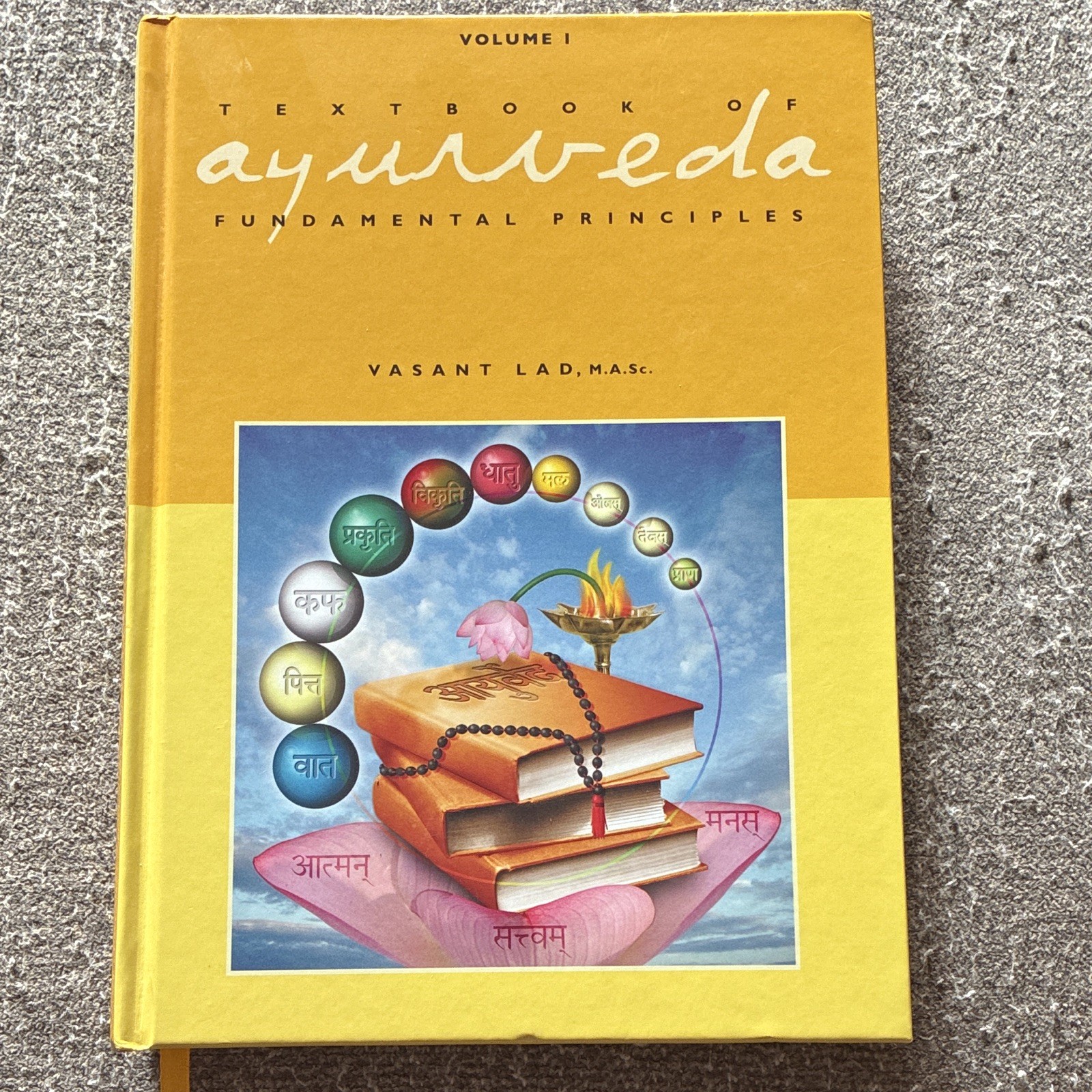 Vasant Lad Textbook of Ayurveda: Fundamental Principles Vol 1 Hardcover English