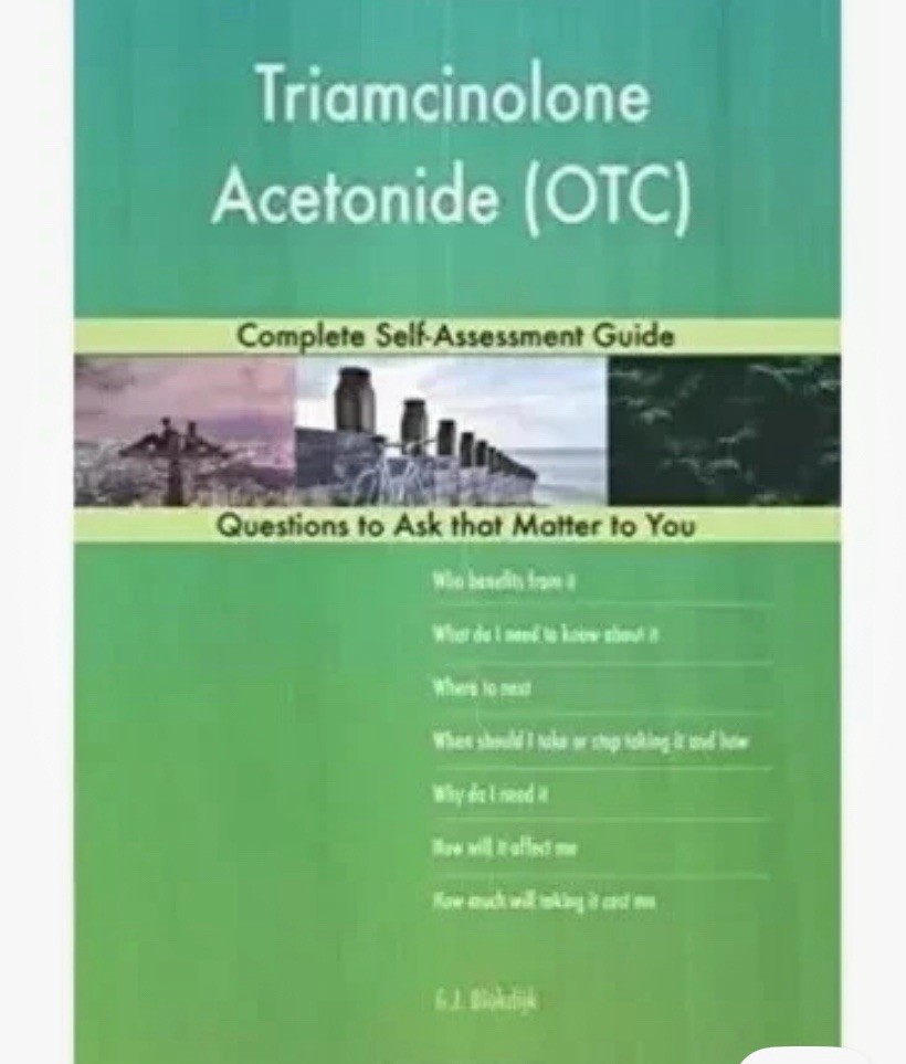 TRIAMCINOLONE ACETONIDE 0.025% Cream ECZEMA, INSTRCTIONbook Blokdijk, 80g TUBE