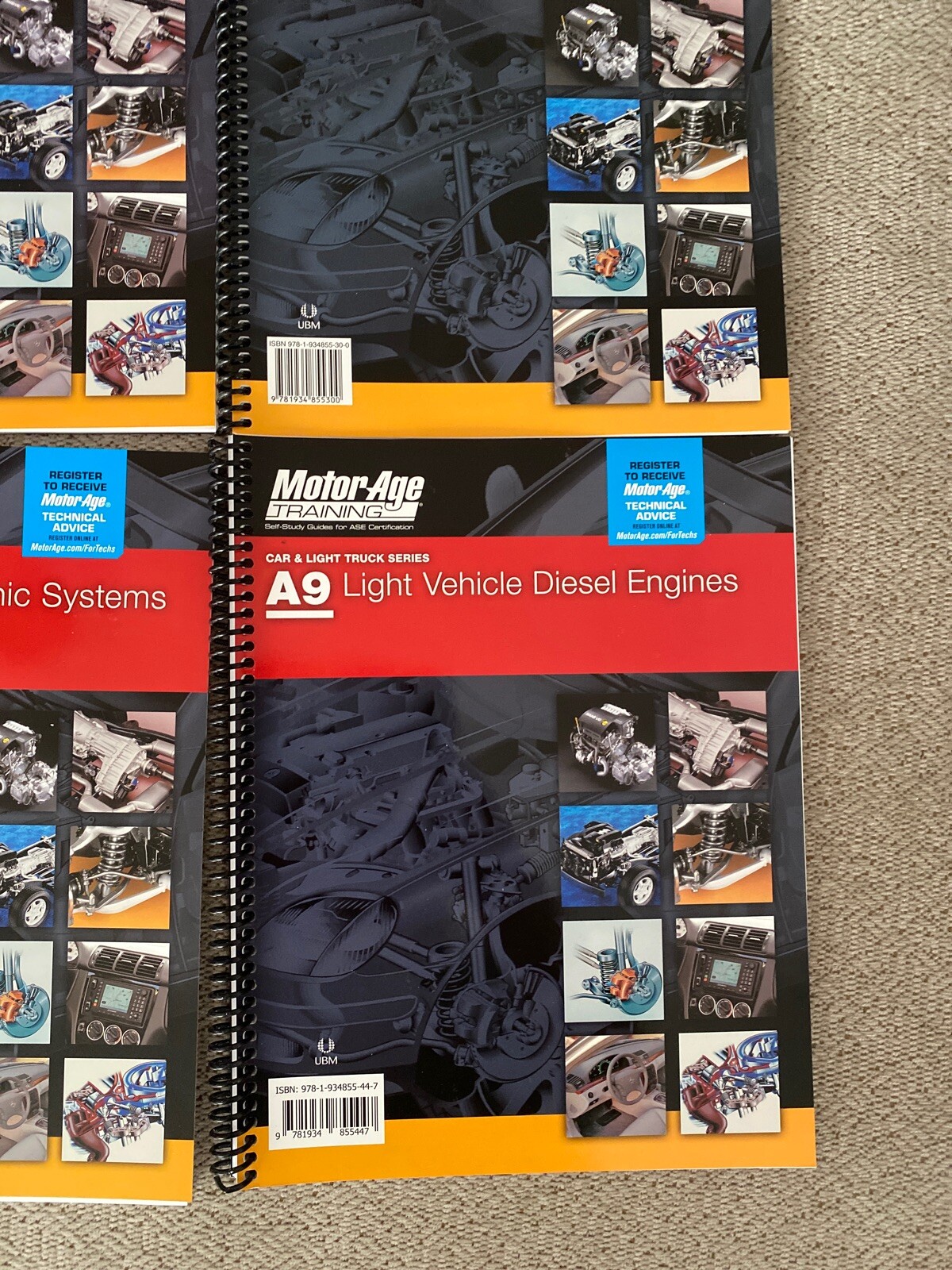 Motor Age Training – A1-A9 Car and Light Truck Study Guide Set – ASE Test Prep