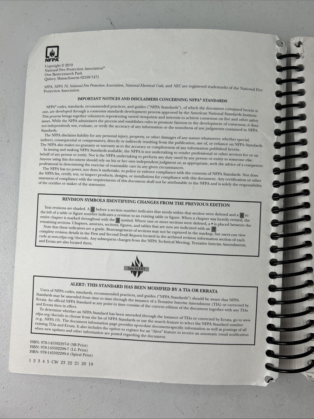 National Electrical Code by National Fire Protection Association (2019, Spiral)