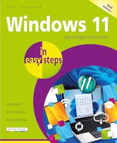 Windows 11 in easy steps: Updated 2025 – Paperback, by Vandome Nick – Very Good