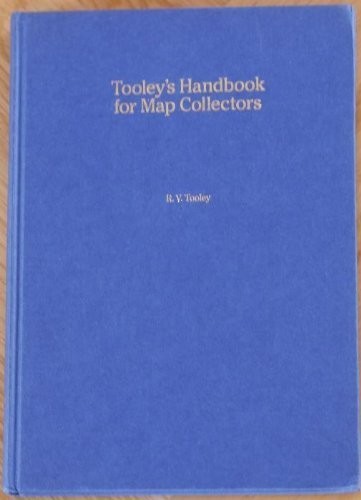 Tooleys Handbook for Map Collectors by Tooley, R. V. Book The Fast Free Shipping