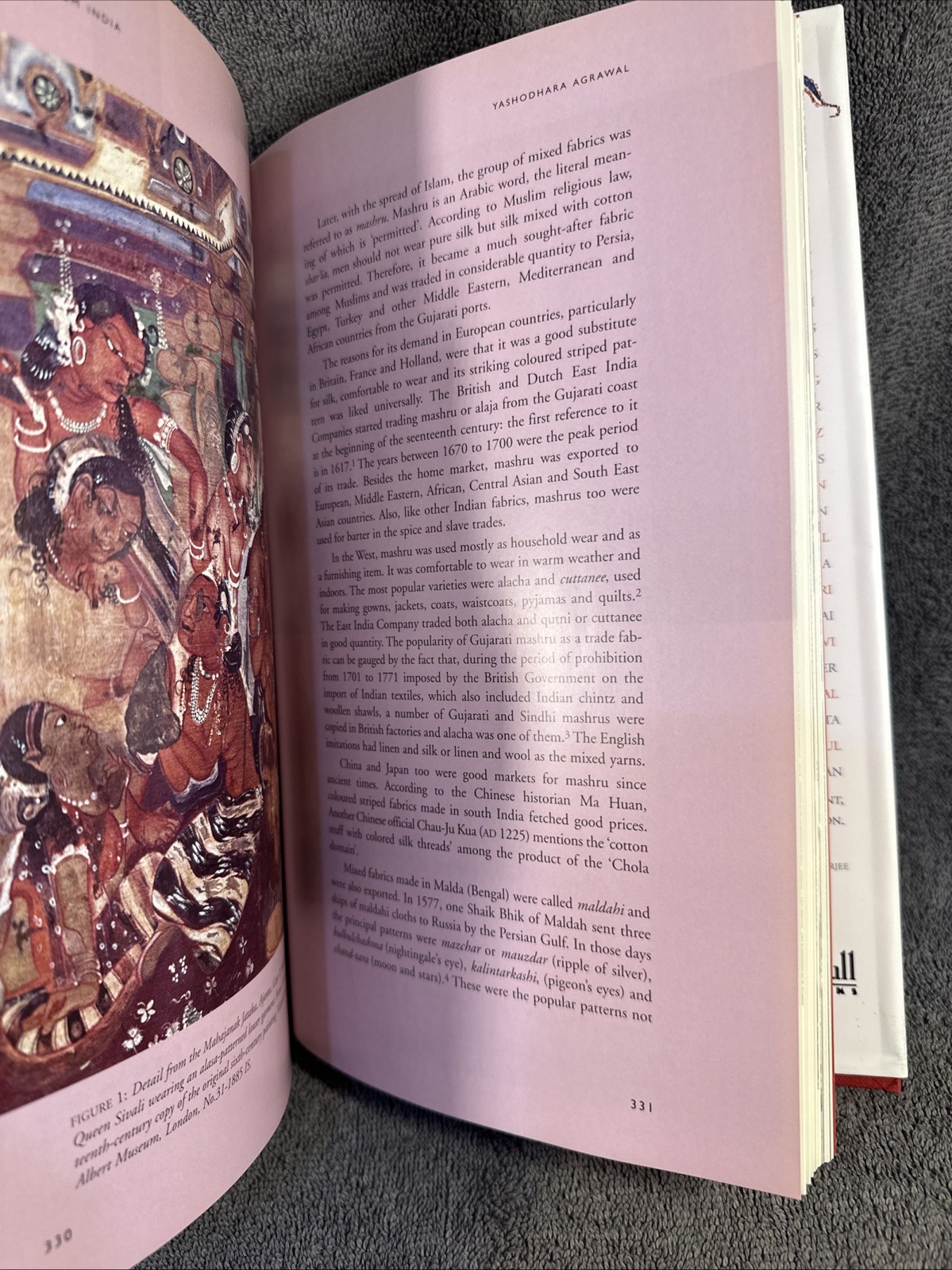 Textiles from India: The Global Trade by Rosemary Crill HC DJ VERY GOOD