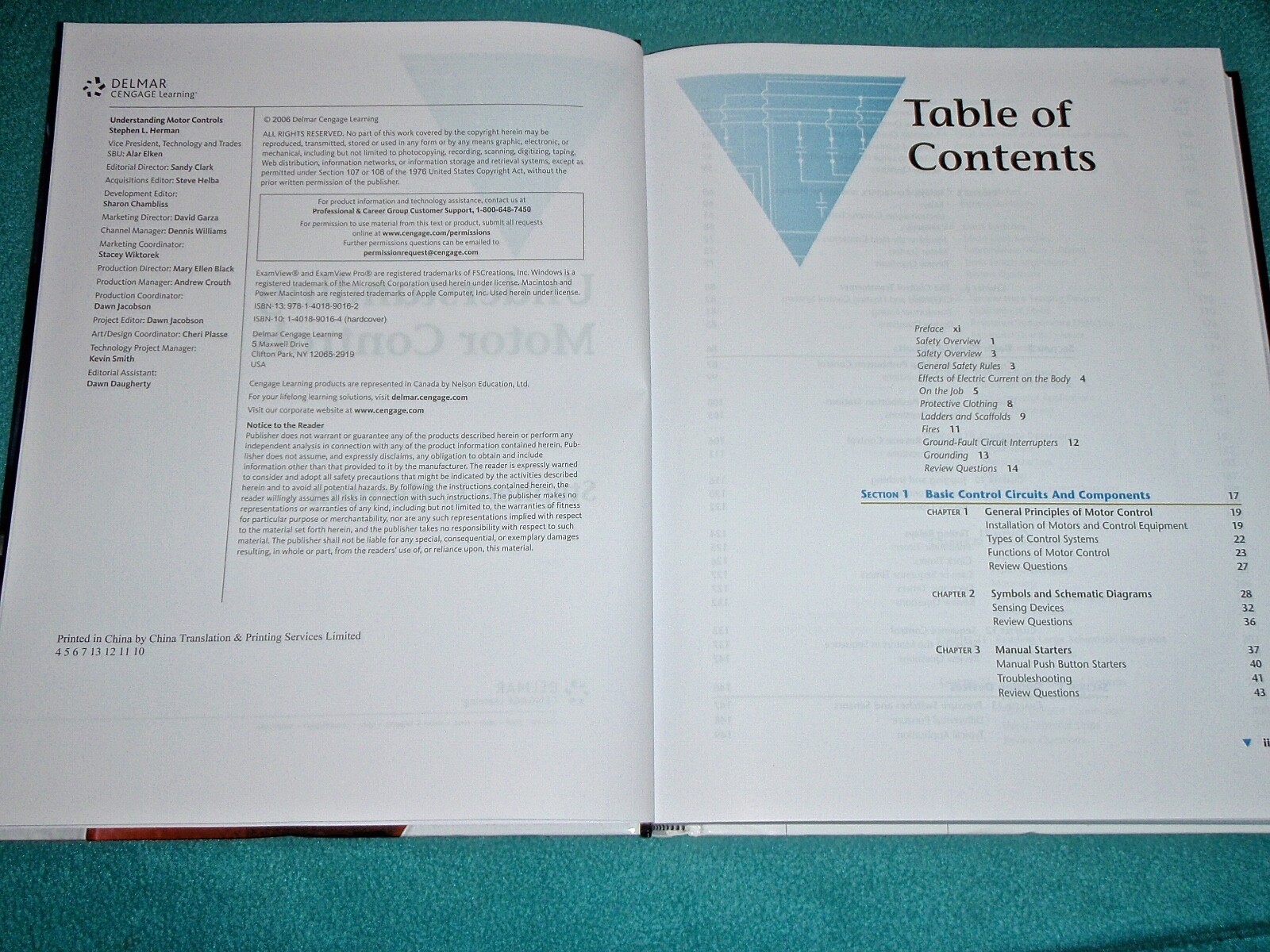 UNDERSTANDING MOTOR CONTROLS BY STEPHEN L. HERMAN HARDCOVER BOOK 2006 & DVD