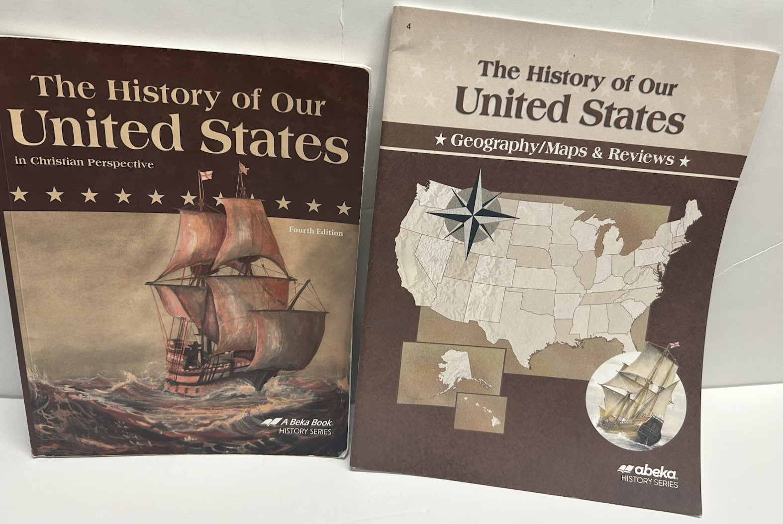 A Beka The History Of Our United States Homeschool Curriculum Book and maps