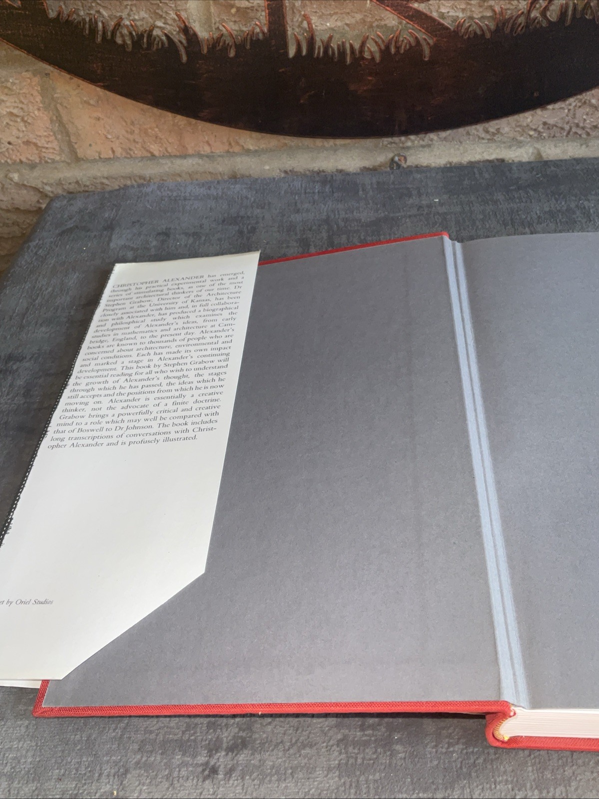 Christopher Alexander Search For a New Paradigm Architecture HB DJ 1983 1st Ed
