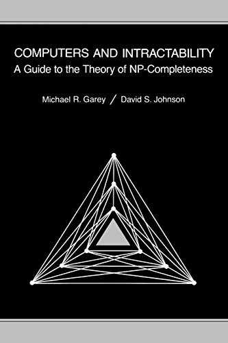 Computers and Intractability: A – Paperback, by Michael R. Garey; – Very Good