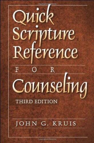 Quick Scripture Reference for Counseling – Spiral-bound – VERY GOOD