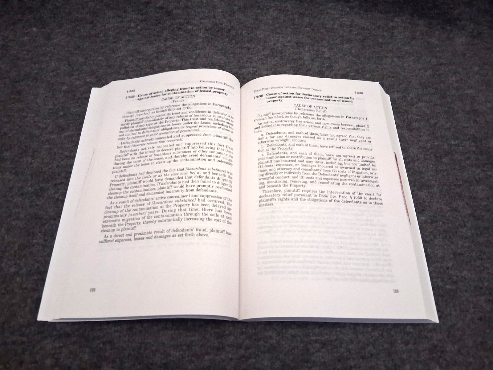 California Civil Practice Environmental Litigation 2025 THOMSON REUTERS Vols 1-2