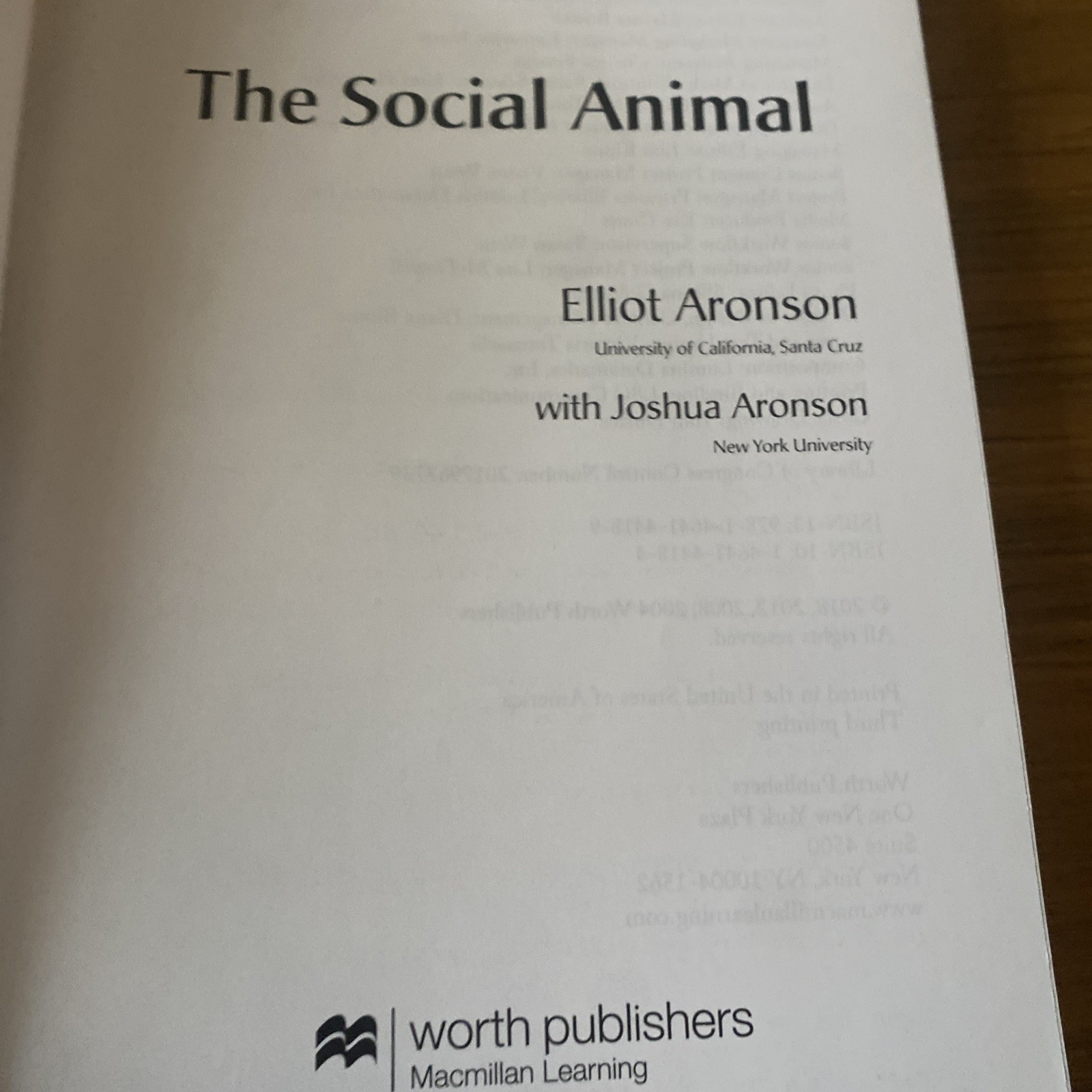 The Social Animal Twelfth Edition