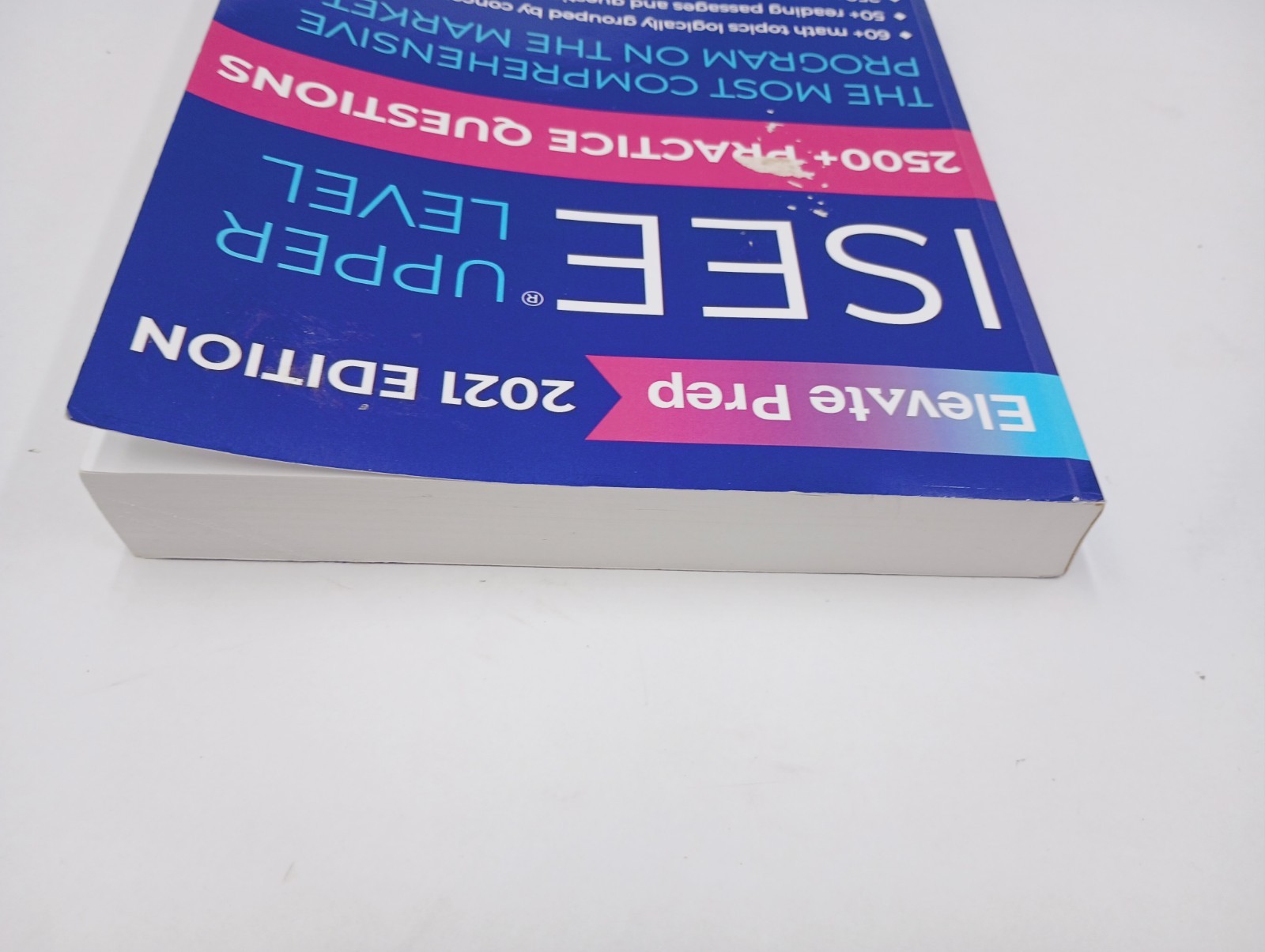 NEW ELEVATE PREP 2021 EDITION ISEE UPPER LEVEL 2500+ PRACTICE QUESTIONS TEXTBOOK