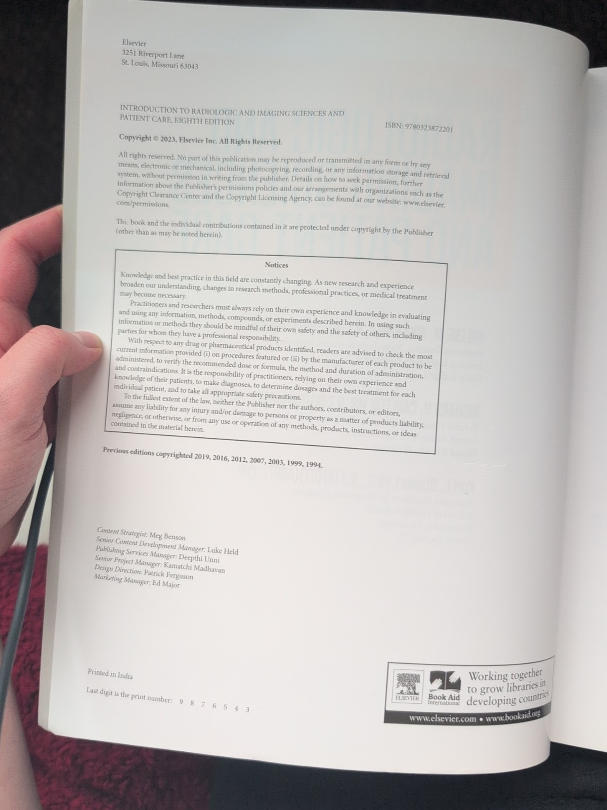 Introduction to Radiologic and Imaging Sciences and Patient Care