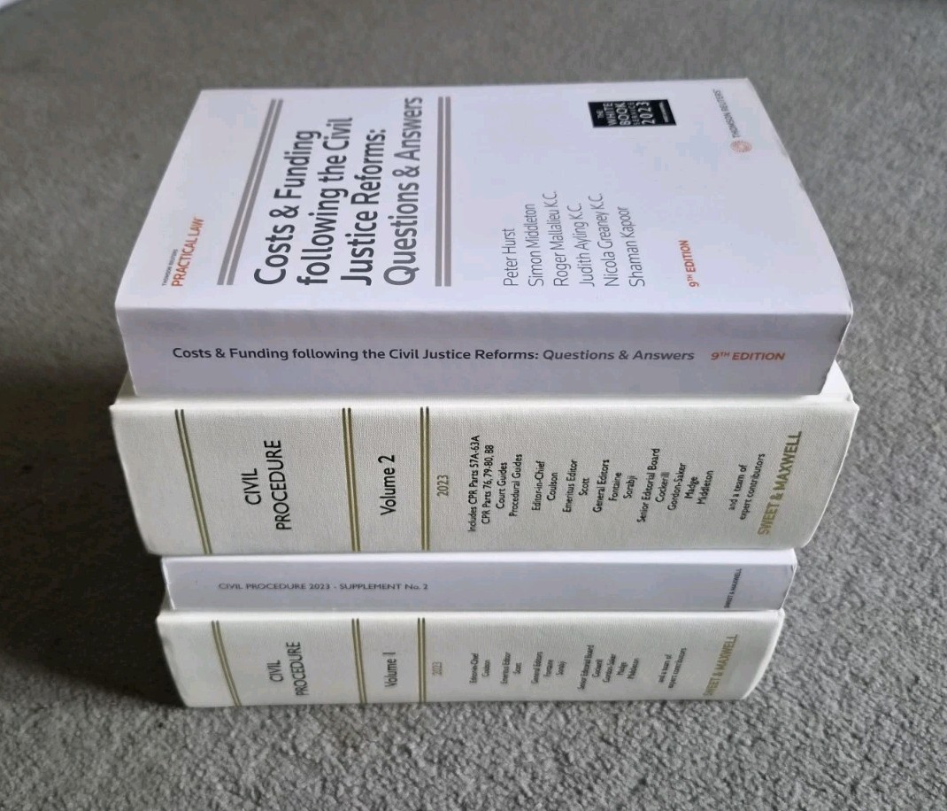 The White Book Civil Procedure Vol 1&2 2023 2nd Supplement & Costs & Funding Q&A