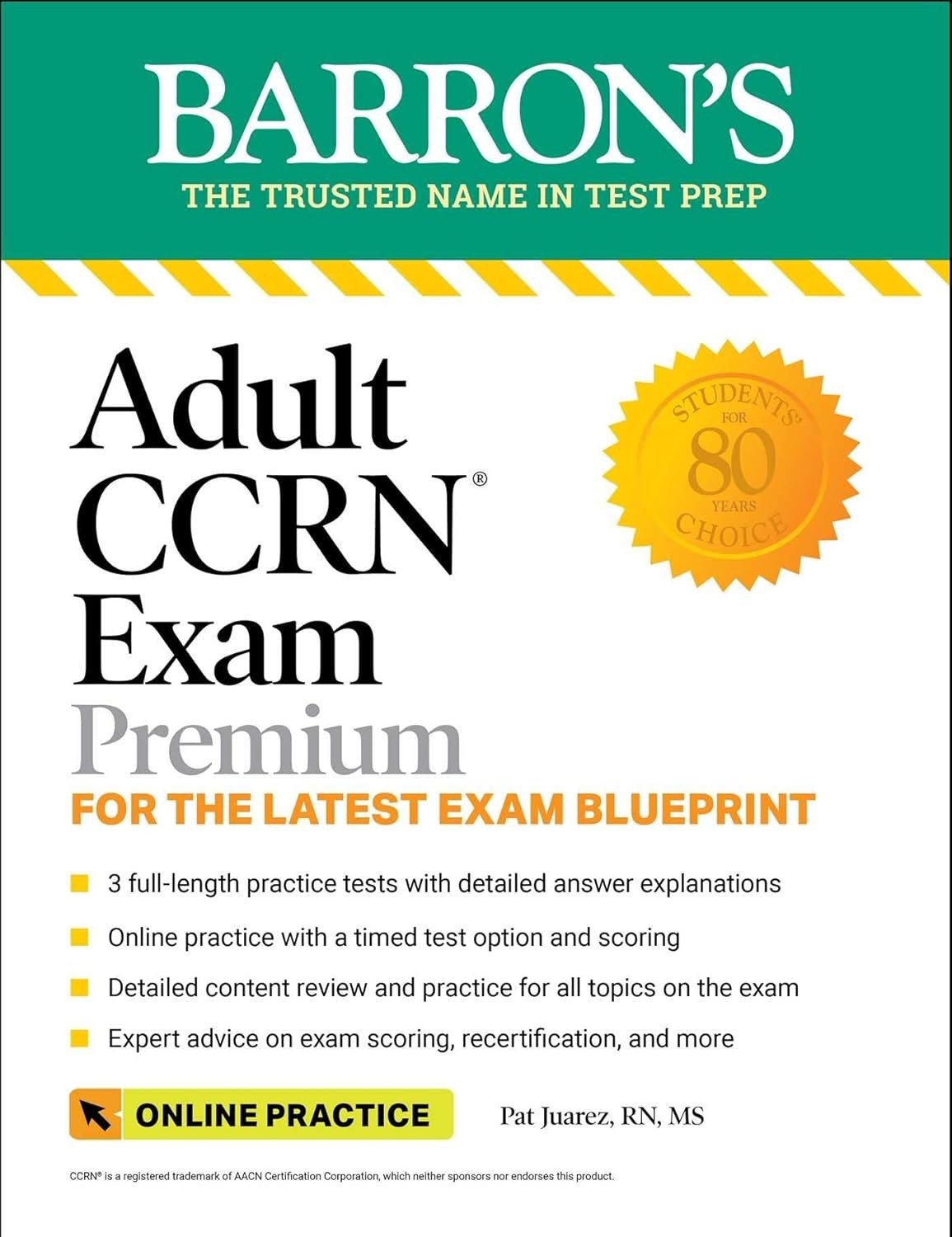 Barron’s Test Prep Ser.: Adult CCRN Exam Premium: Study Guide for USPS
