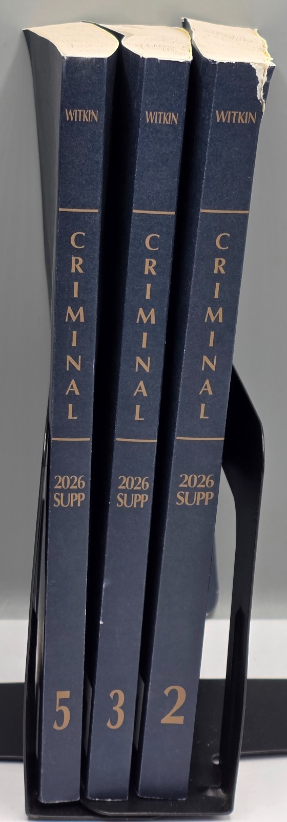 California Criminal Law 5th Edition Witkin Thomson Reuters Paperback Vol. 2-3, 5