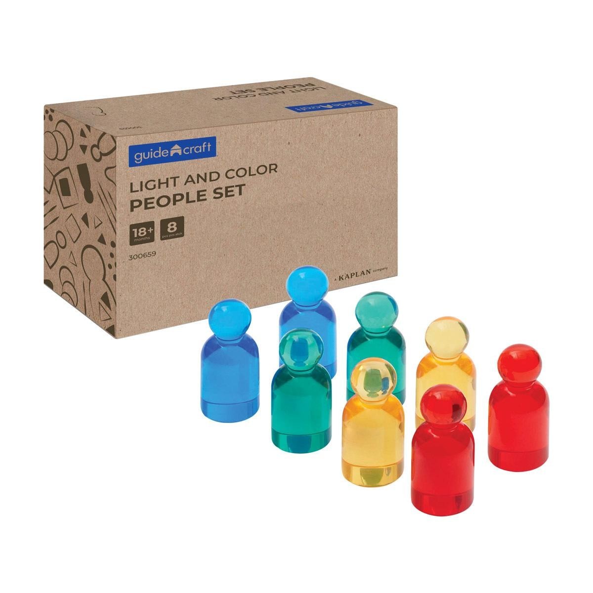 Kaplan Early Learning Light and Color People Set – 8 Pieces