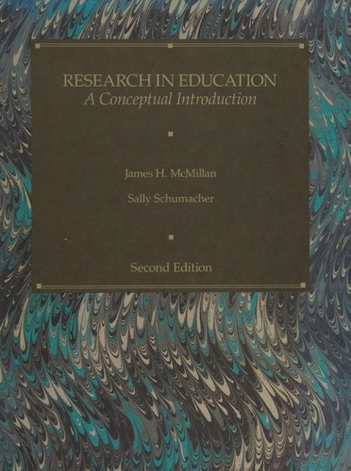 Research in Education Hardcover James H., Schumacher McMillan